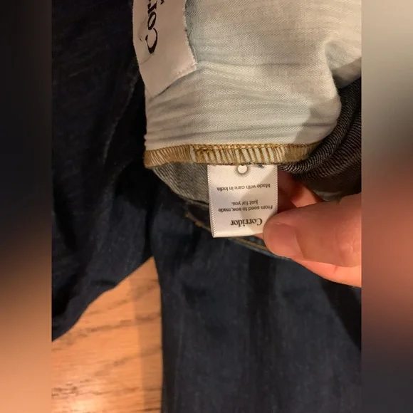 Corridor “Rinsed Denim” Jeans - Dark Wash - 33” - Picture 3 of 5